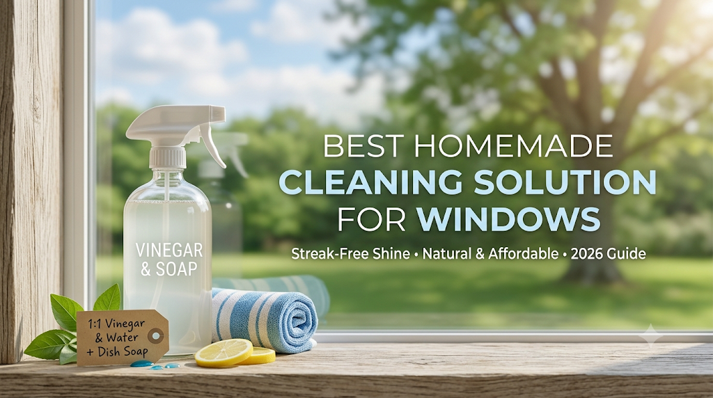 Best Homemade Cleaning Solution for Windows (2026 Guide)