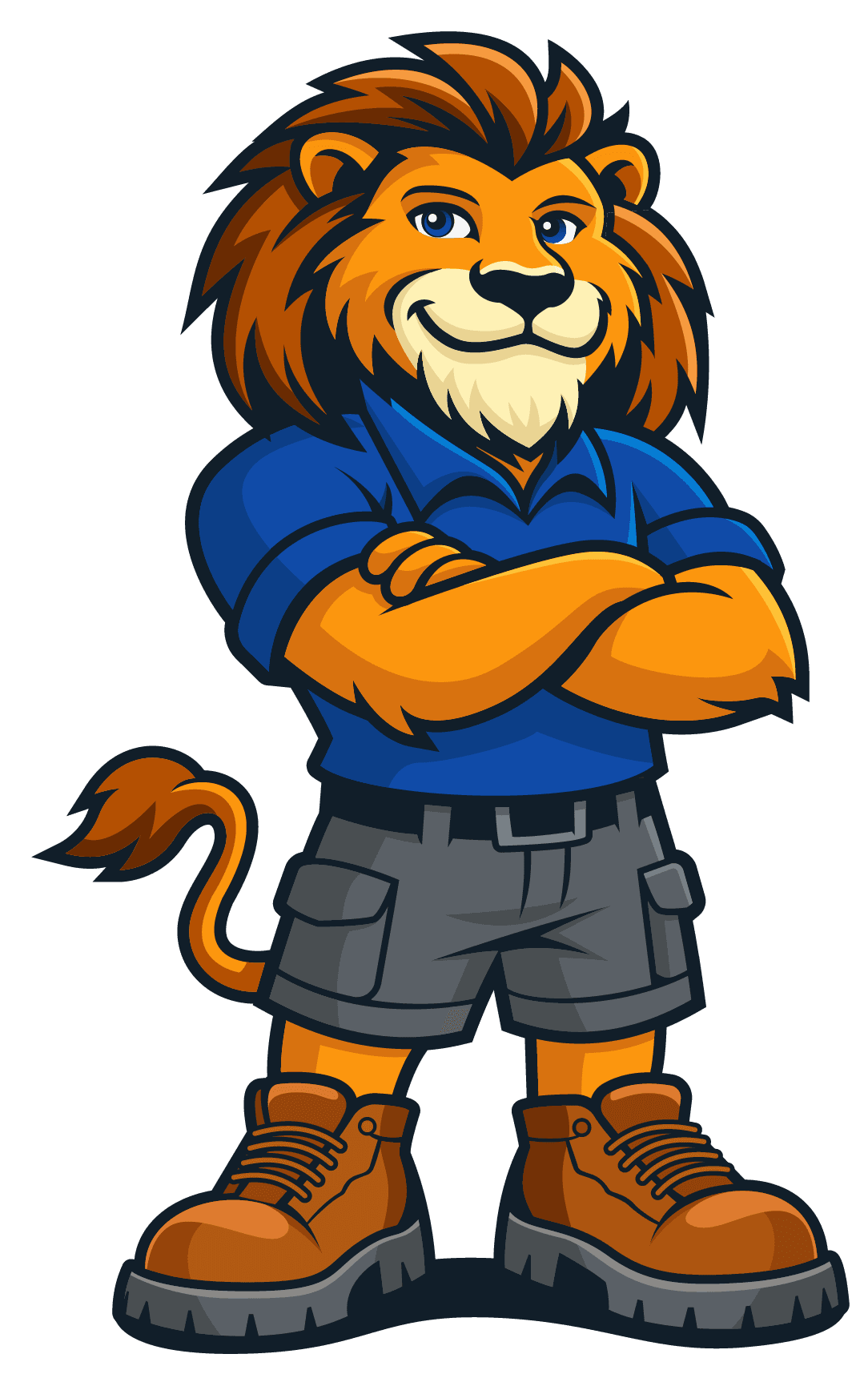 Zion the Elite Exteriors lion mascot