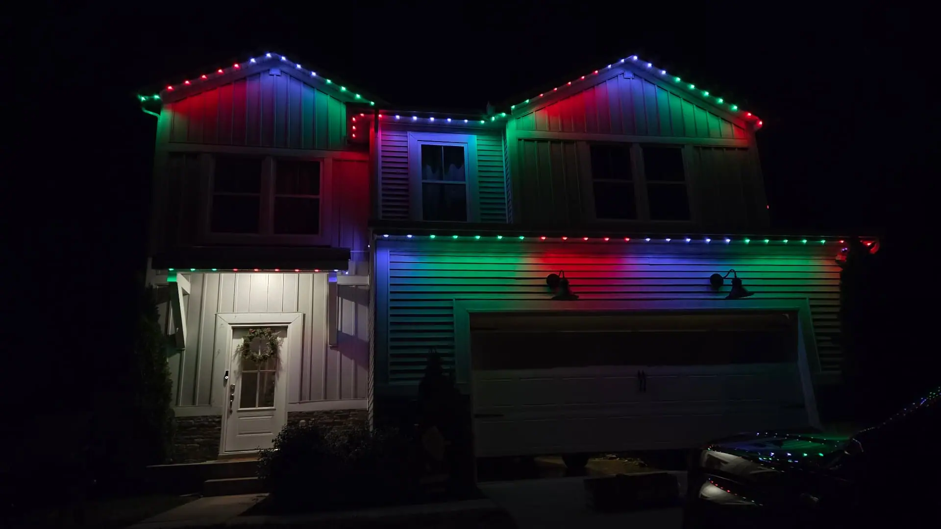 Permanent LED Lighting by Elite Exteriors in Floyds Knobs & Southern Indiana